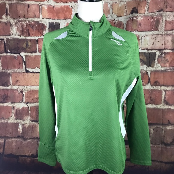 Saucony Tops - Saucony green women’s pullover